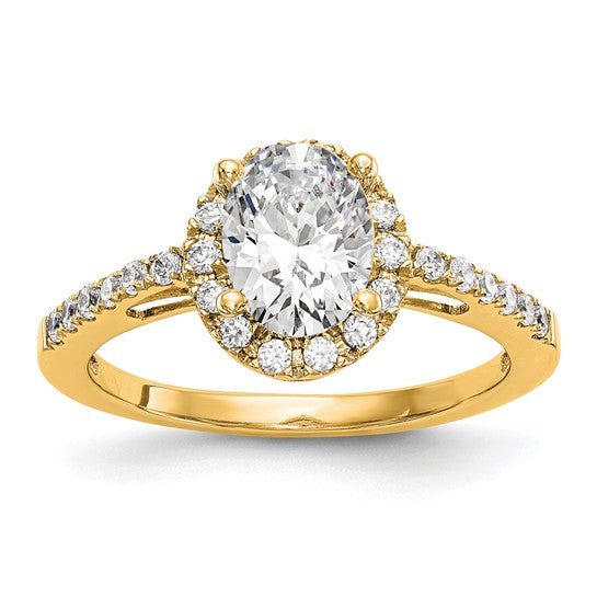 14KY Engagement Ring w/Halo