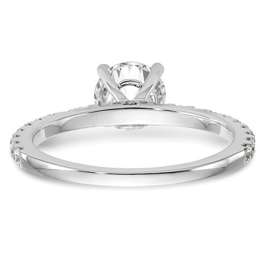 Platinum 1CT Lab Created Diamond Engagement Ring