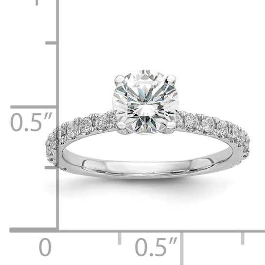 Platinum 1CT Lab Created Diamond Engagement Ring