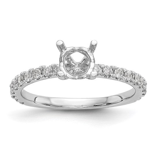 Platinum 1CT Lab Created Diamond Engagement Ring