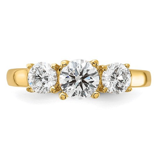 1 1/2CTW Lab Created Diamond Engagement Ring