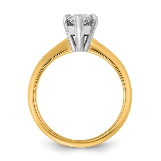 2CT Lab Created Marquise Engagement Ring