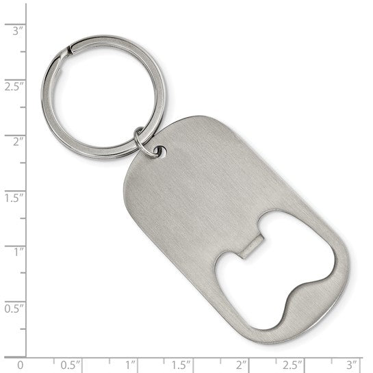 Stainless Steel Bottle Opener/Key Ring Multi-Tool