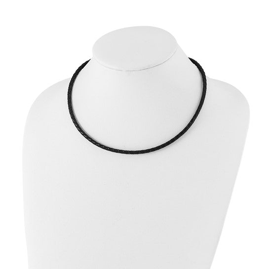 Genuine Leather Weave Necklace