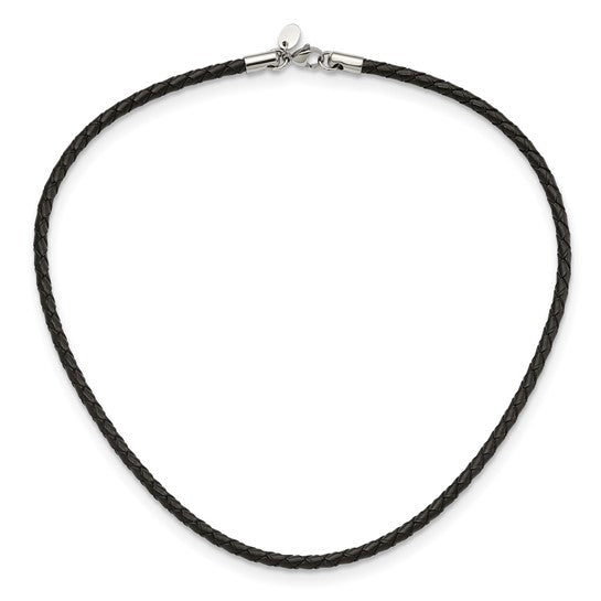 Genuine Leather Weave Necklace