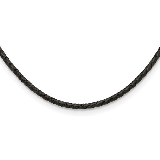 Genuine Leather Weave Necklace