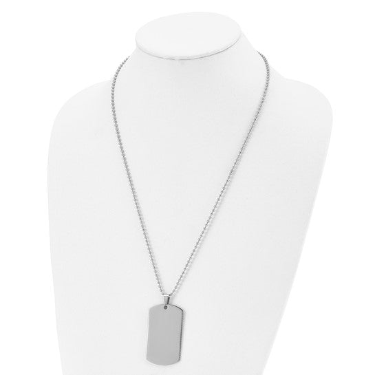 Stainless Steel Dog Tag Necklace