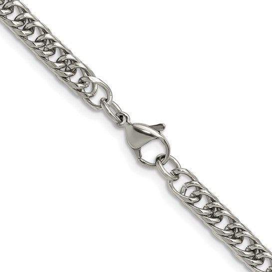 Stainless Steel Double Curb Chain
