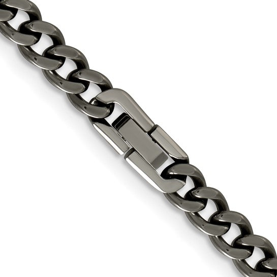 7.5mm Grey Titanium Curb Chain