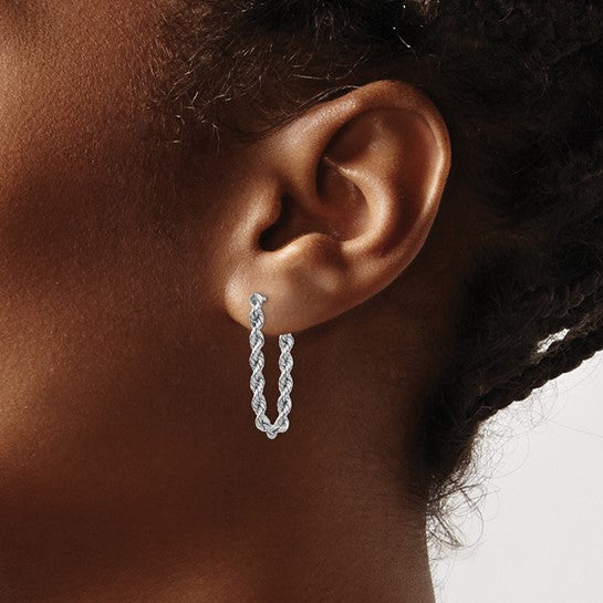 14KW Rope Dangle Earrings