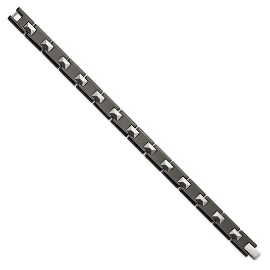 Tungsten & Black Ceramic Bracelet